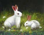 unknow artist Rabbit Sweden oil painting art